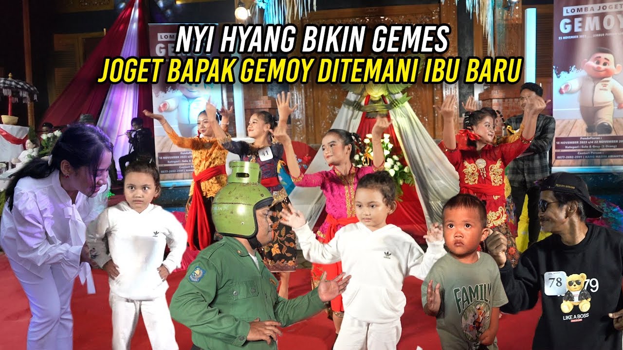 NYI HYANG BIKIN GEMES | IKUT LOMBA JOGET BAPAK GEMOY | BAHAGIA DITEMANI IBU BARU