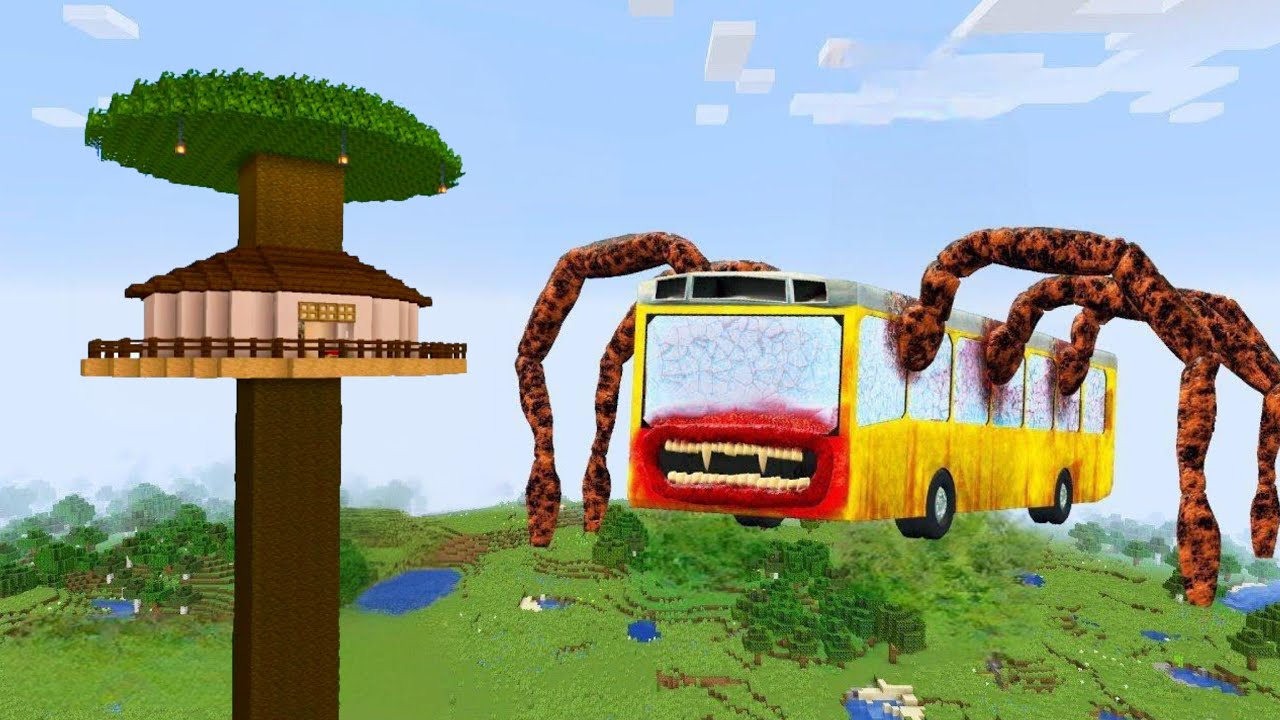 i Found Scariest SCARY BUS EATER ARRIVAL in Minecraft