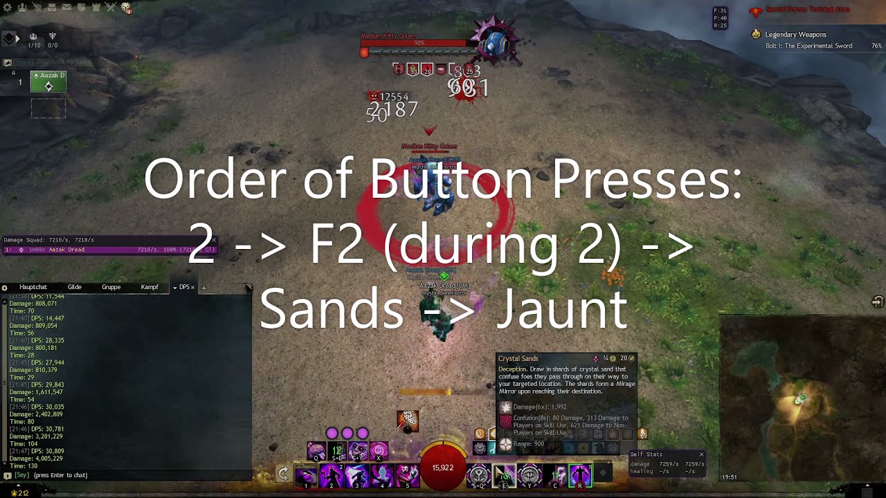 How to become a mediocre Axe Mirage in raids
