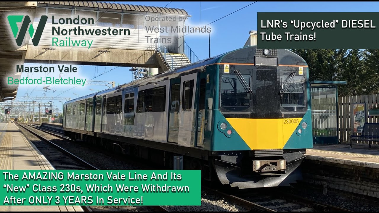 London Northwestern’s UPCYCLED DIESEL TUBE TRAINS - The Class 230 "D Train" & The Marston Vale Line!