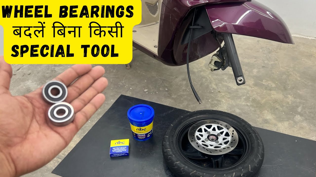 How To Replace Wheel Bearings Of A Scooter Or Motorcycle