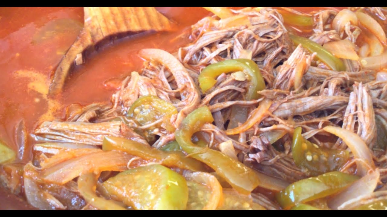 PICADILLO de res con TOMATE VERDE | Como el de mi casa