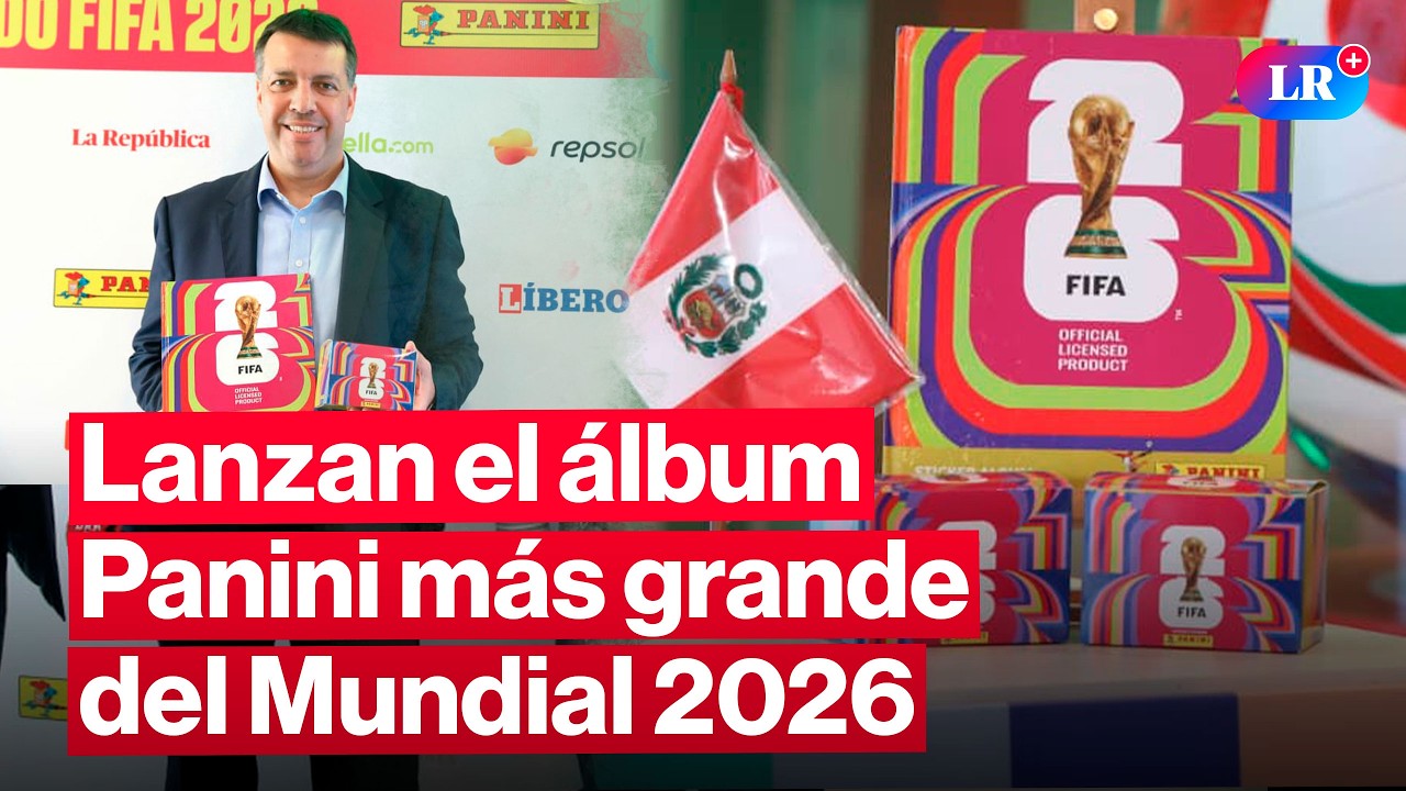 🔴Lanzamiento del álbum Panini del Mundial 2026: “el más grande de la historia” | #EnVivoLR