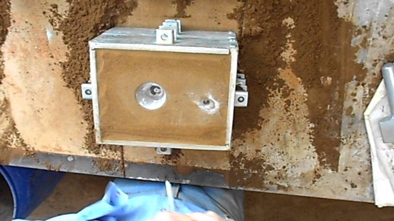 My home foundry - Sand Cast Aluminium Pulley Spacer