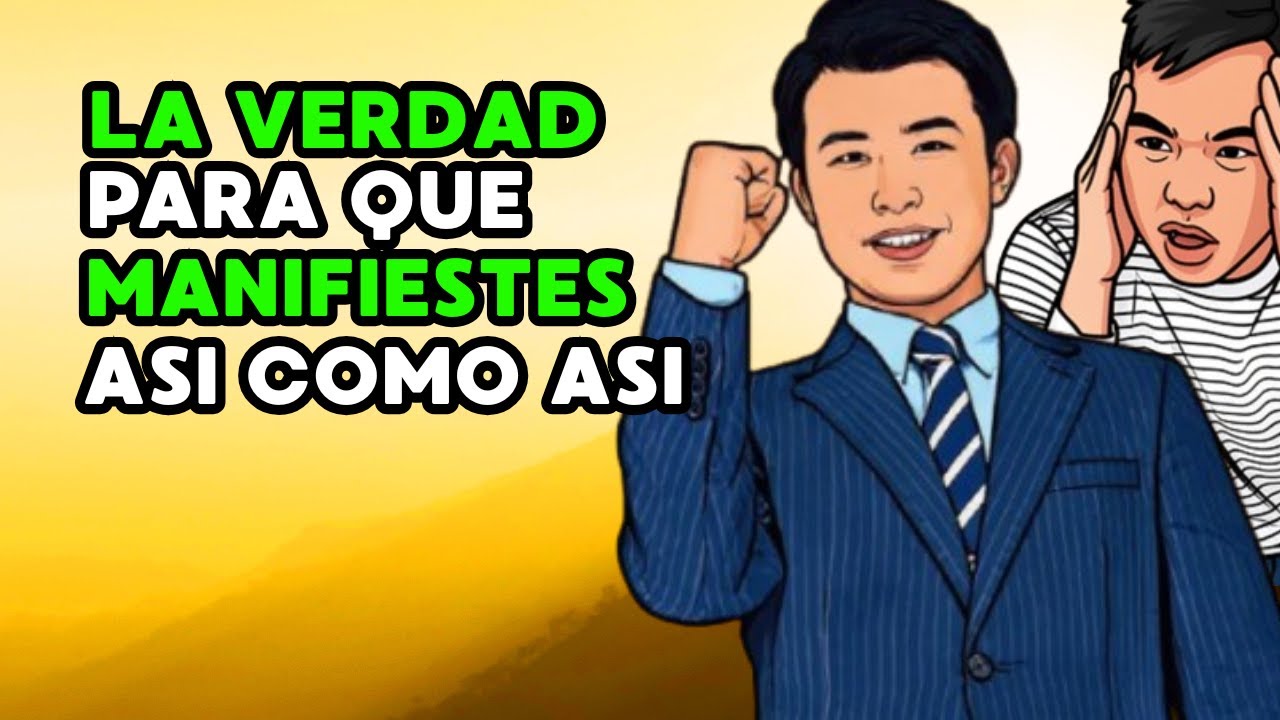 La razón por la que algunos manifiestan “así como así.”