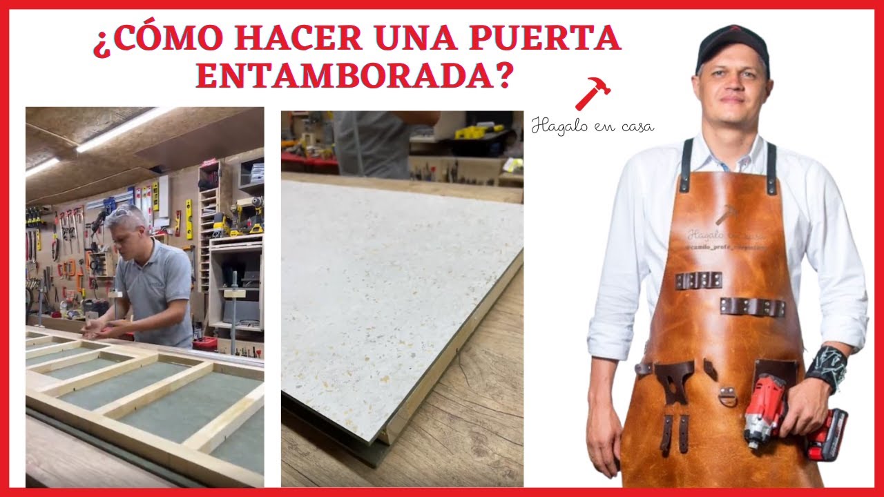 Cómo Hacer una Puerta Entamborada Paso a Paso | Carpintería Fácil con Tableros