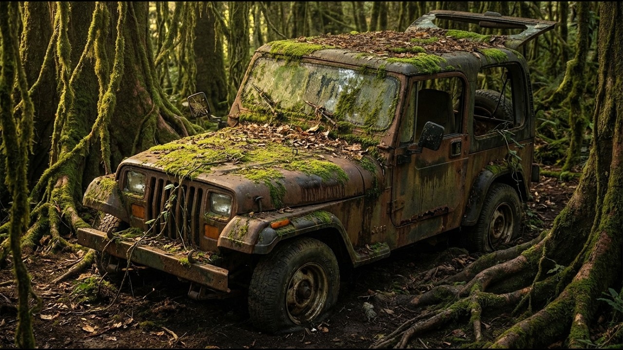 400 Year Abandoned Forest Jeep Restoration | Satisfying Restoration Video | Forgotten Jeep Revival