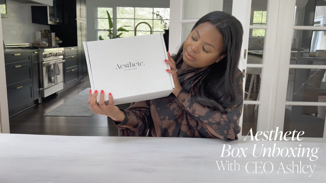 Aesthete By Cloth & Paper | Deluxe Lifestyle Subscription Box Unboxing | April Collection