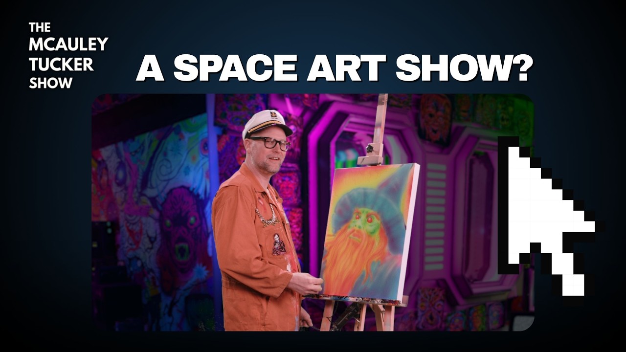 Bob Ross in Space: The Art Show with Captain Skinner┃Skinner & Allen Cordell Interview