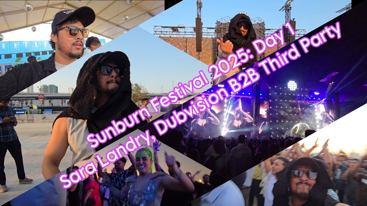 Sunburn Music Festival 2025 - Day 1 | Mumbai – Part 2 of Mumbai Vlog