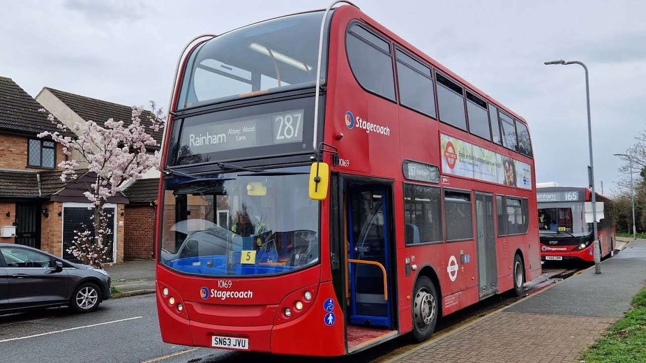 FULL JOURNEY | LONDON BUS 287 RAINHAM ABBEY WOOD LANE - BARKING (SN63JVU) 10169