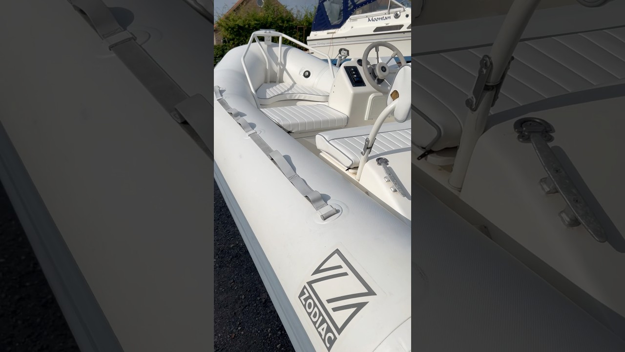 380 Zodiac powered by 50hp Evinrude For Sale at Acaster Marine