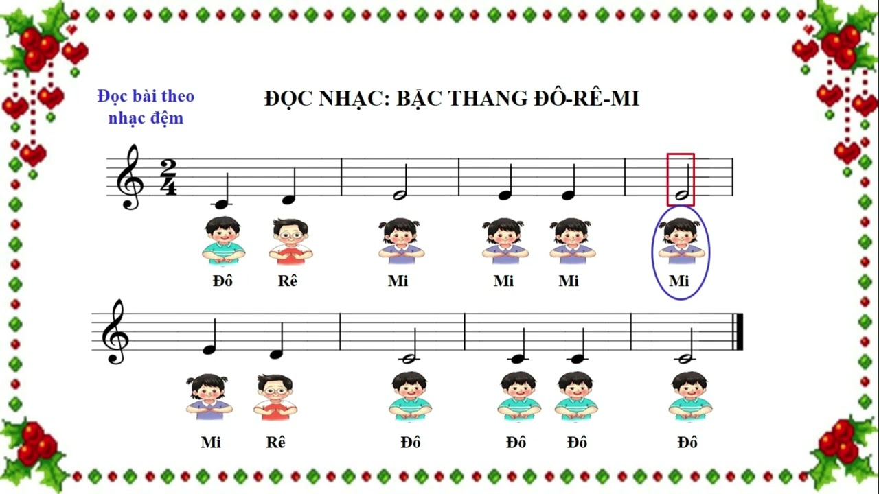 BÀI ĐỌC NHẠC: BẬC THANG ĐÔ-RÊ-MI (Lớp 1- Sách Kết nối tri thức với cuộc sống)