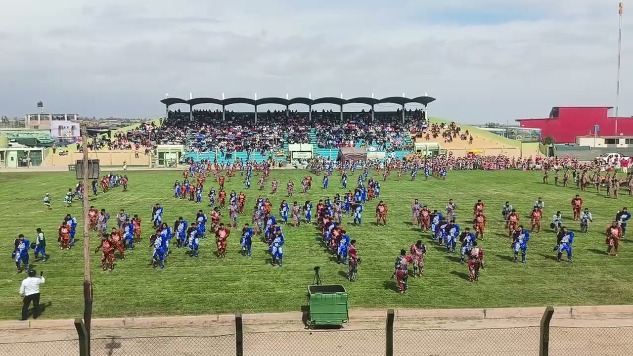 Caporales San Simón Majes 2026  en concurso para la virgen de la Calendaria 
