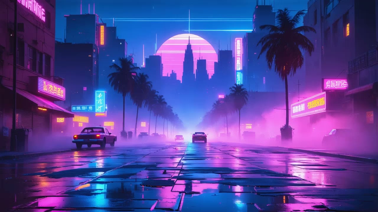 Midnight Drive 🌌 - 1 Hour of 80s Synthwave Music