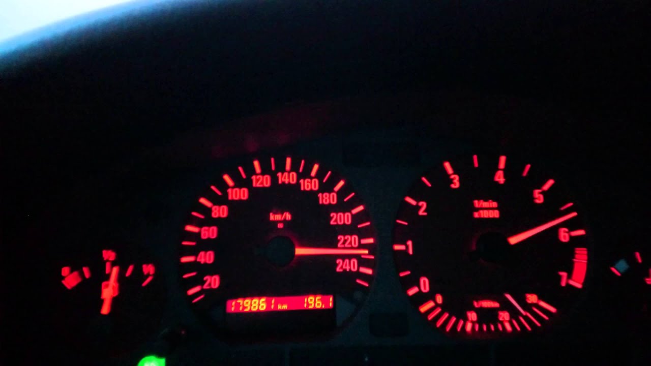 Bmw e36 323i automatic 80 - 230 km/h german highwa