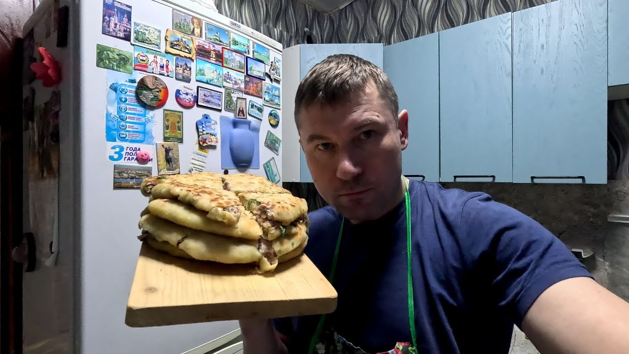 Простые ЛЕПЁШКИ С МЯСОМ! ОЧЕНЬ ПРОСТО И ВКУСНО! Но требуют доработки!