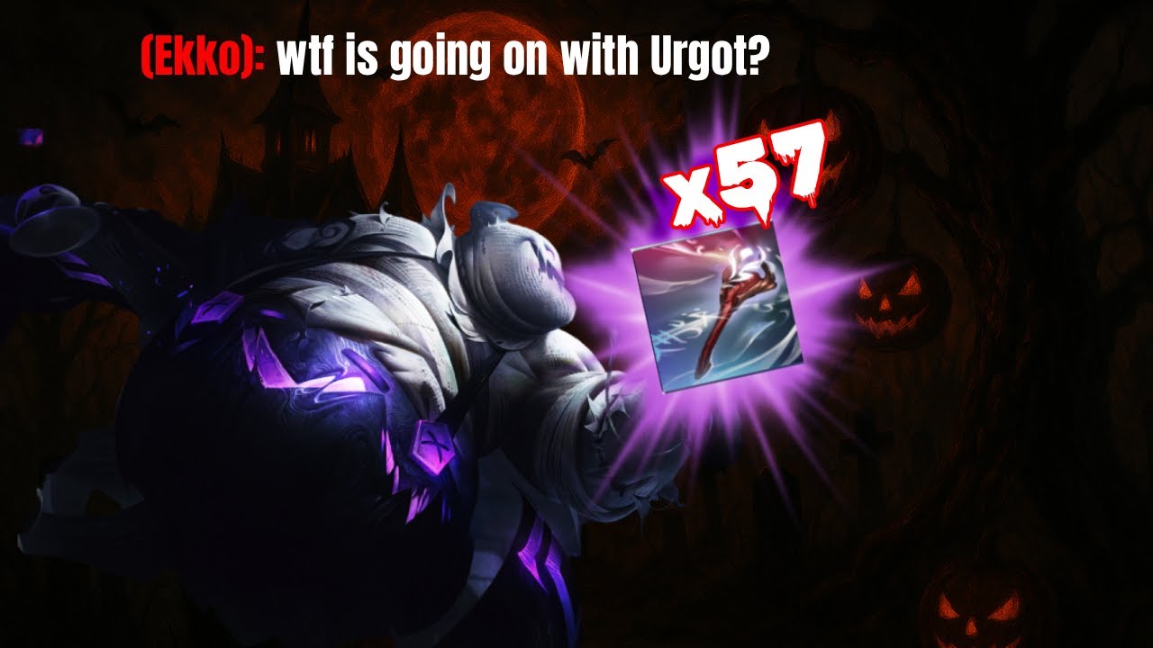 WARNING: This ILLEGAL Urgot build may break your screen! (VIEWER DISCRETION ADVISED)