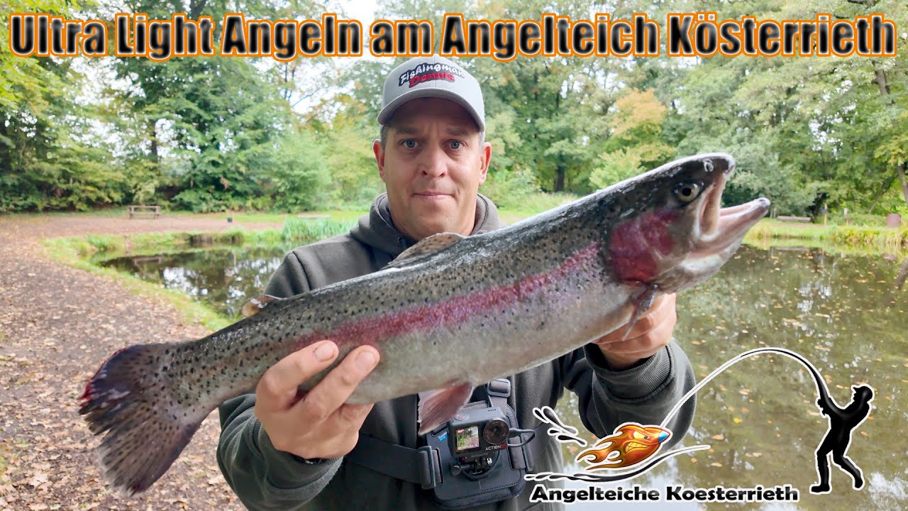 Ultra Light Angeln am Angelsee Kösterrieth #troutfishing #ultralightfishing #angel #fish