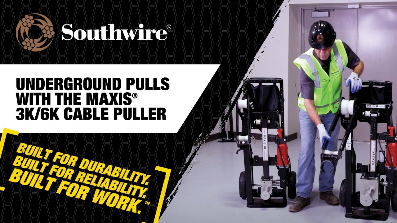Underground Pulls With The Maxis® 3K/6K Cable Puller