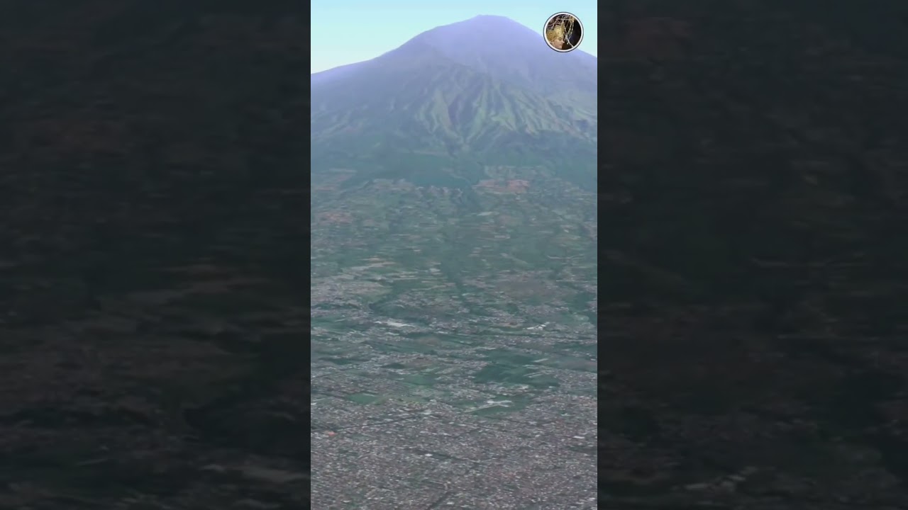 View Gunung Arjuno dari Kota Malang #shorts