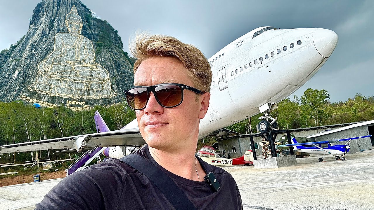 ПАТТАЙЯ. ЧТО ТУТ ЕСТЬ? САМОЛЕТ ✈️  БАР и ТОННЫ ЗОЛОТА НА ГОРЕ! Ужин в ресторане 