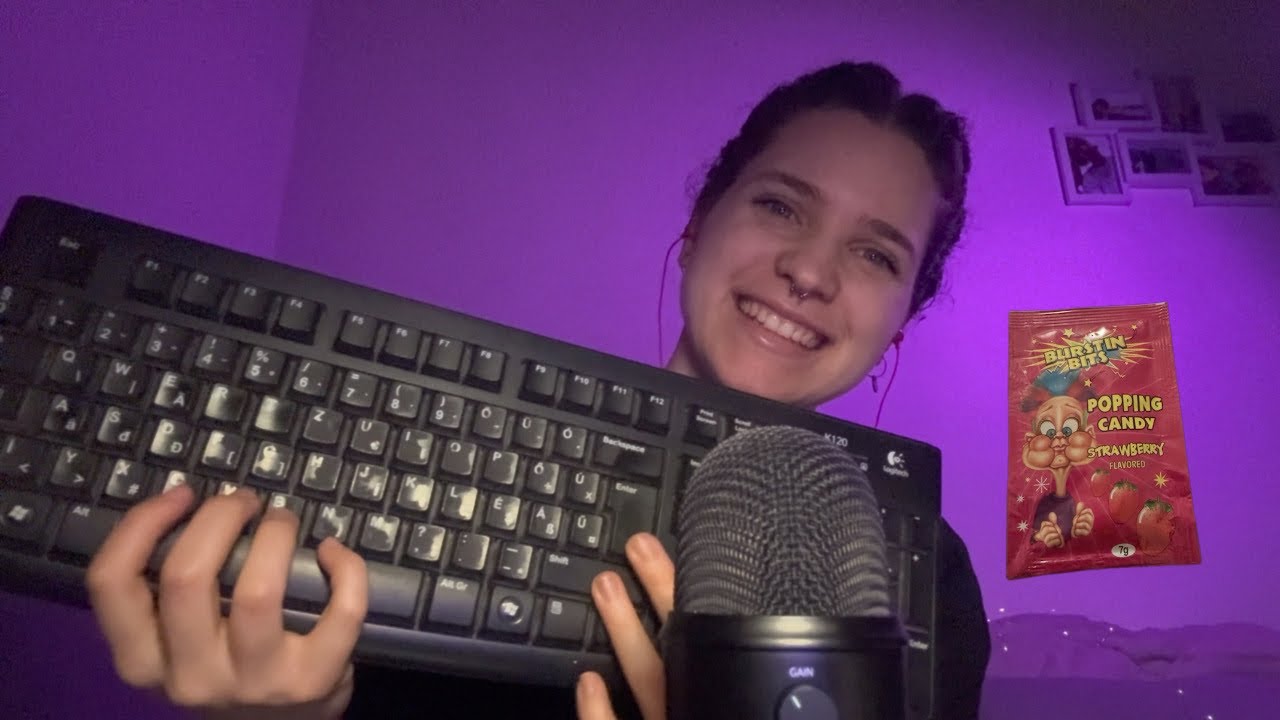 Magyar Asmr | Billentyűzet + Pop cukorka Tingles✨🍬
