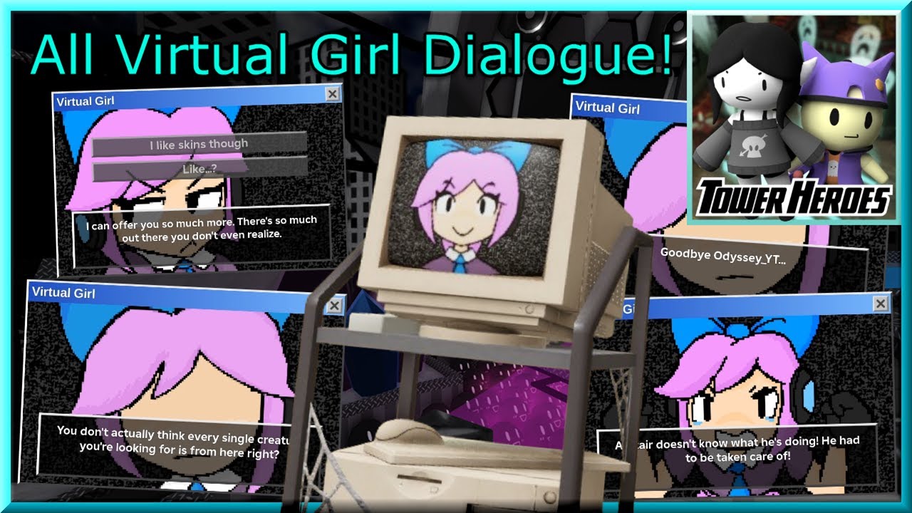 All Virtual Girl Contract Dialogue Options - Tower Heroes
