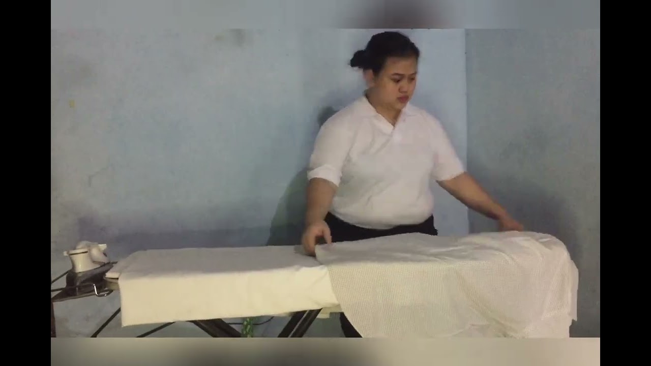 HOUSEKEEPING: IRONING PRACTICES | IRONING LONG SLEEVE AND PANTS