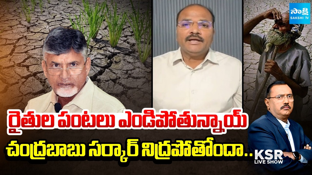Ramnath Serious Comments On CM Chandrababu Over Irrigation Water Crisis | KSR Live Show | Sakshi Tv