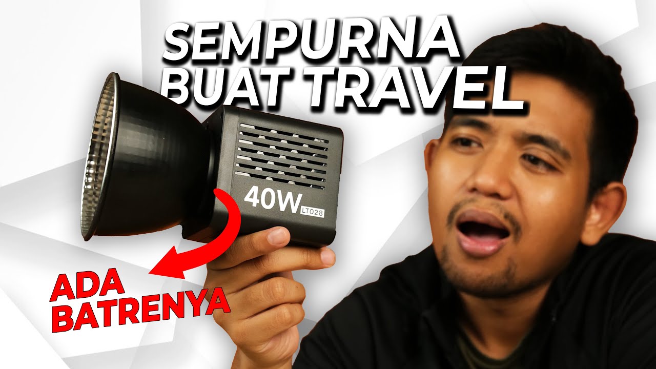 Lighting Video Kecil Paling Portable Buat Traveling | Review Ulanzi LT028