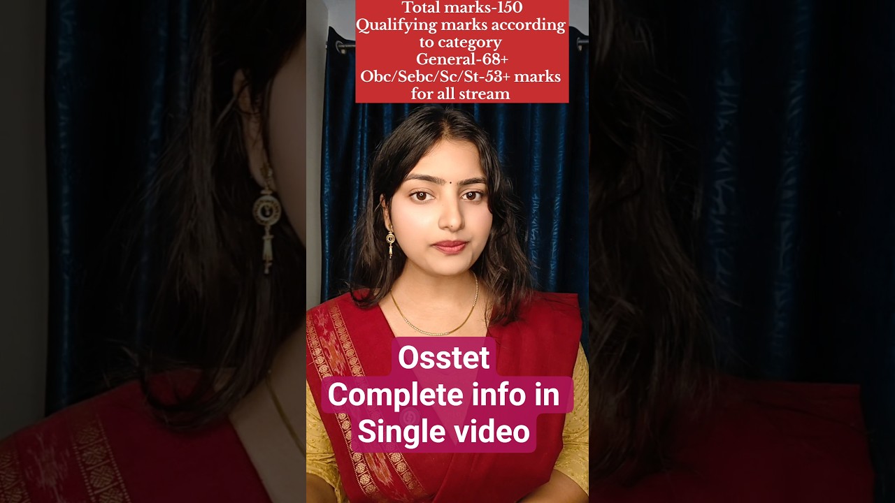 OSSTET Complete info🔥 Importance of Osstet for Teacher job