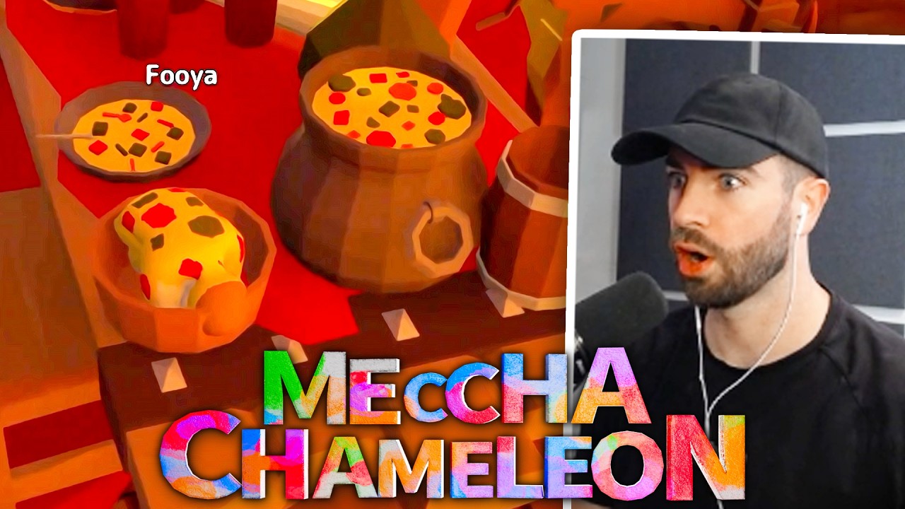 Просто невозможно найти! - Прятки с раскрашиванием - Meccha Chameleon