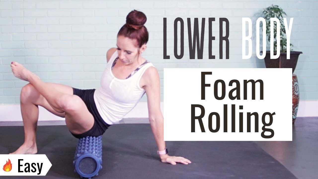 Day 6 FOAM ROLLING/ STRETCHING LOWER BODY | Help your body to recover w/ self massage | Follow along