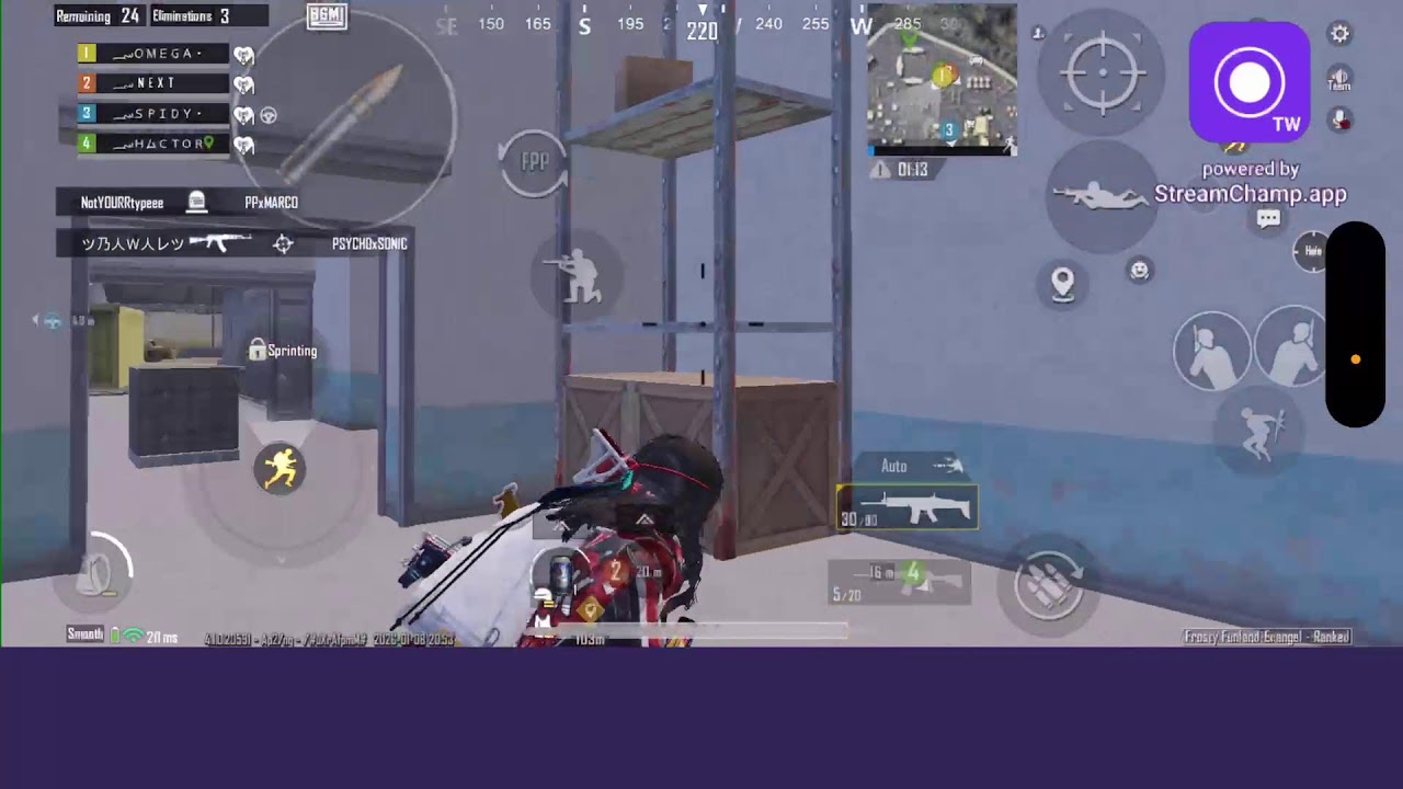 Broadcast powered by StreamChamp