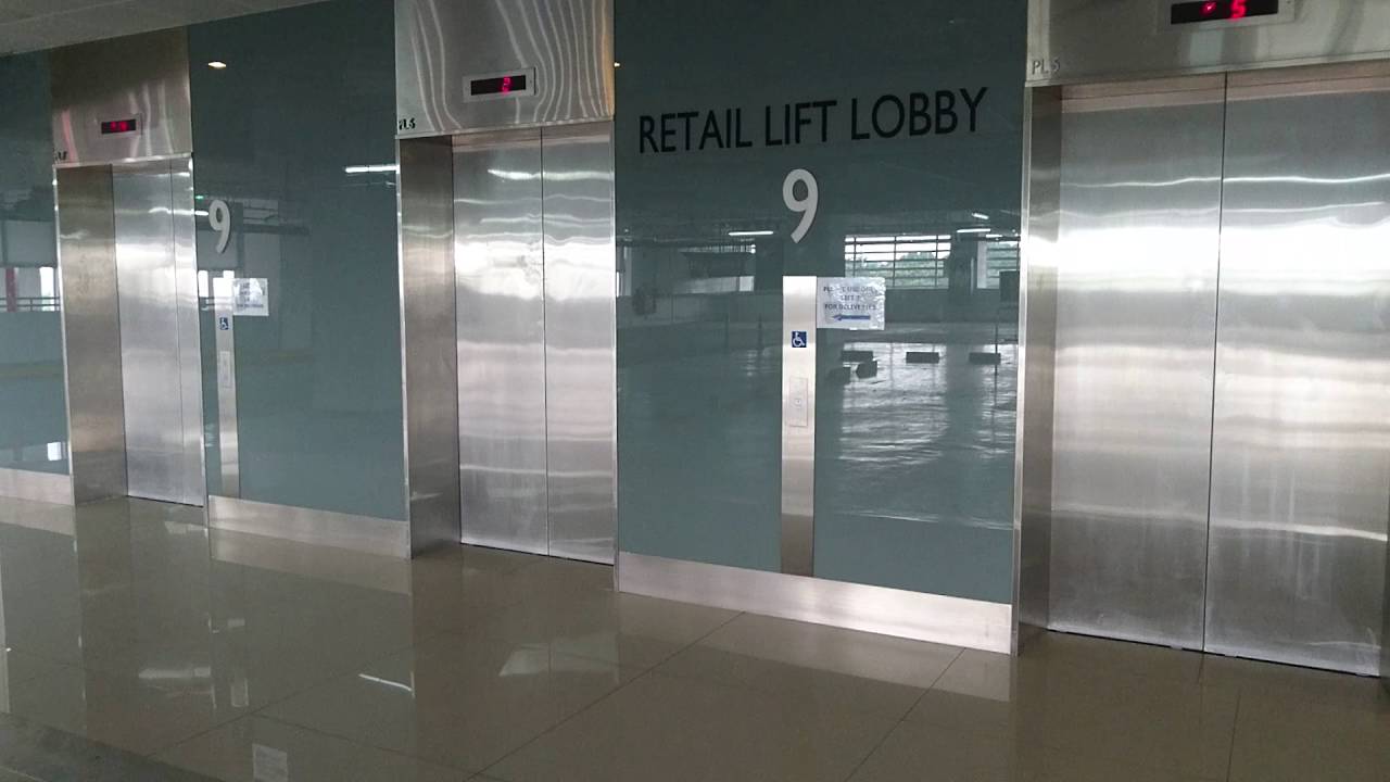 Singapore, Joo Koon, NTUC FairPrice Cooperative Ltd TOSHIBA elevator