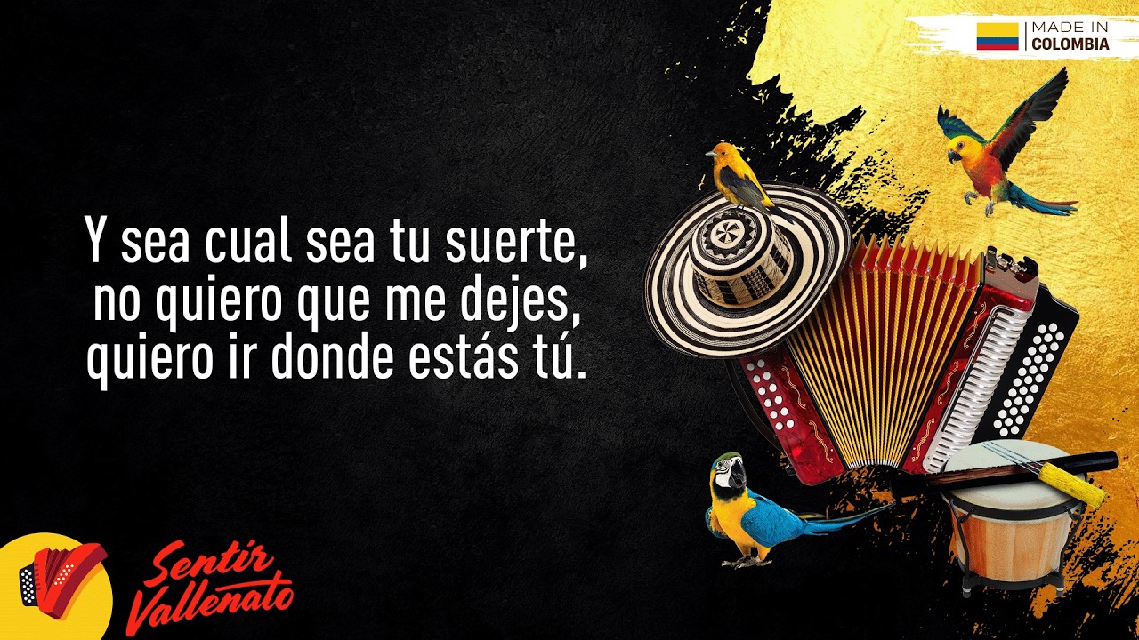 Una Mariposa, Los Diablitos, Video Letra - Sentir Vallenato