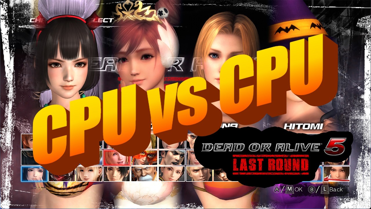 Over 7 hours of Dead or Alive 5 Last Round - CPU vs CPU 2v2 Tag Match