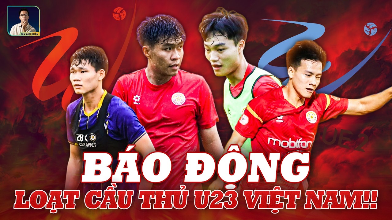 LOẠT CẦU THỦ U23 VIỆT NAM CẠNH TRANH KHỐC LIỆT TẠI V.LEAGUE: ÁO ĐỘI TUYỂN VÀ ÁO CLB KHÁC NHAU LẮM!