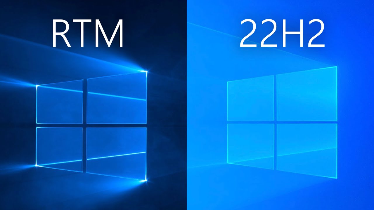 Windows 10 RTM vs 10 22H2!