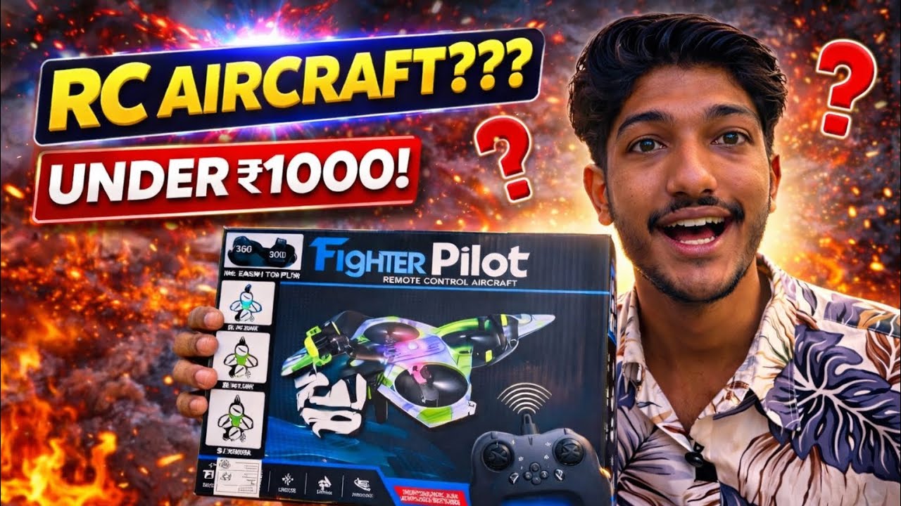 Remote Control Fighter Jet Unboxing & Flying Test ✈️ Real Pilot Feel