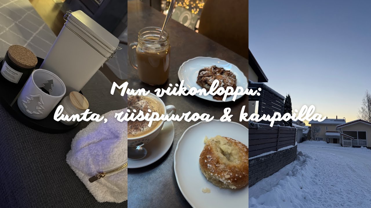 Mun viikonloppu: lunta, riisipuuroa & sisustusjuttuja ☃️