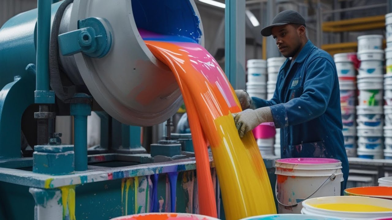 How Luxury Paint is Made | Real Factory Process you've Never Seen Before | How Paint is Made&Packed.