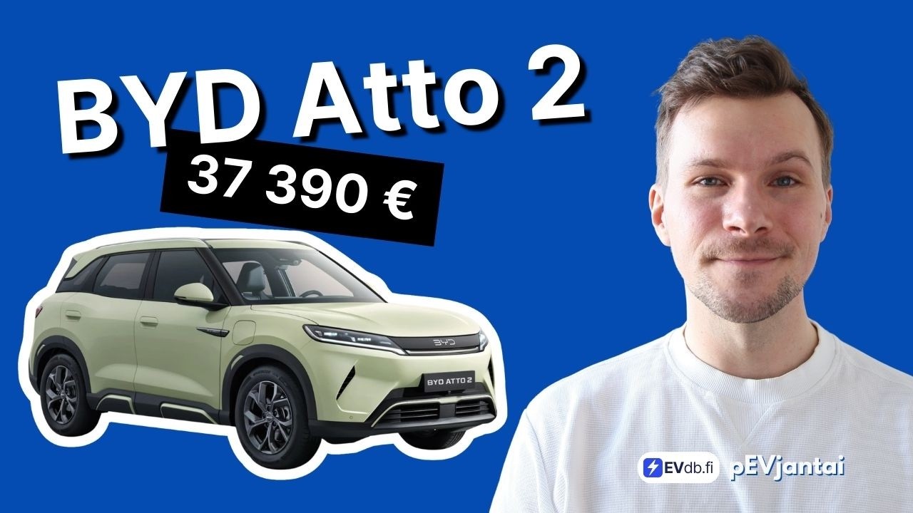 BYD Atto 2 myyntiin, Volvo ES90 -6500€, Mercedes-Benz CLA Shooting Brake +5600€