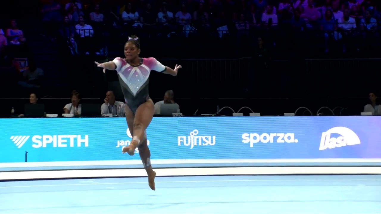BROWN Lynnzee (HAI)_2023 Artistic Worlds, Antwerp (BEL)_Qualifications_Floor Exercise