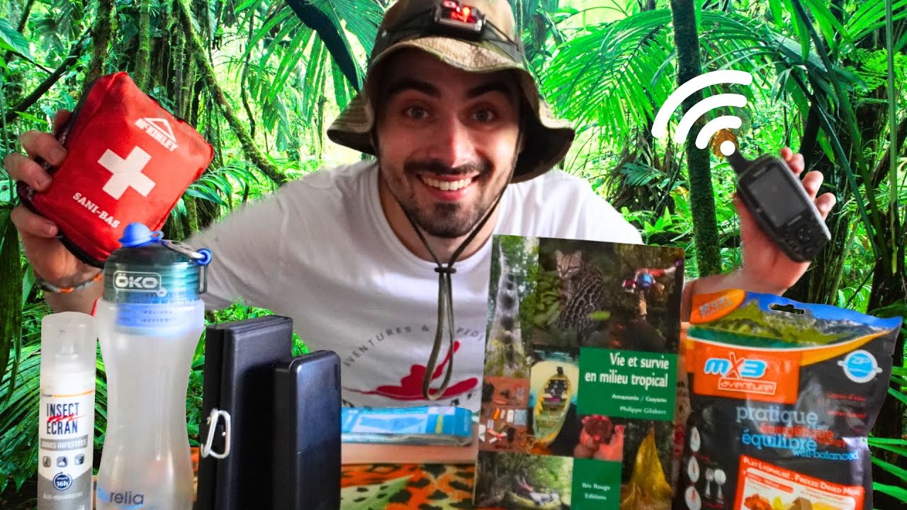 SURVIVRE EN AMAZONIE : mon sac à dos pour cette aventure !