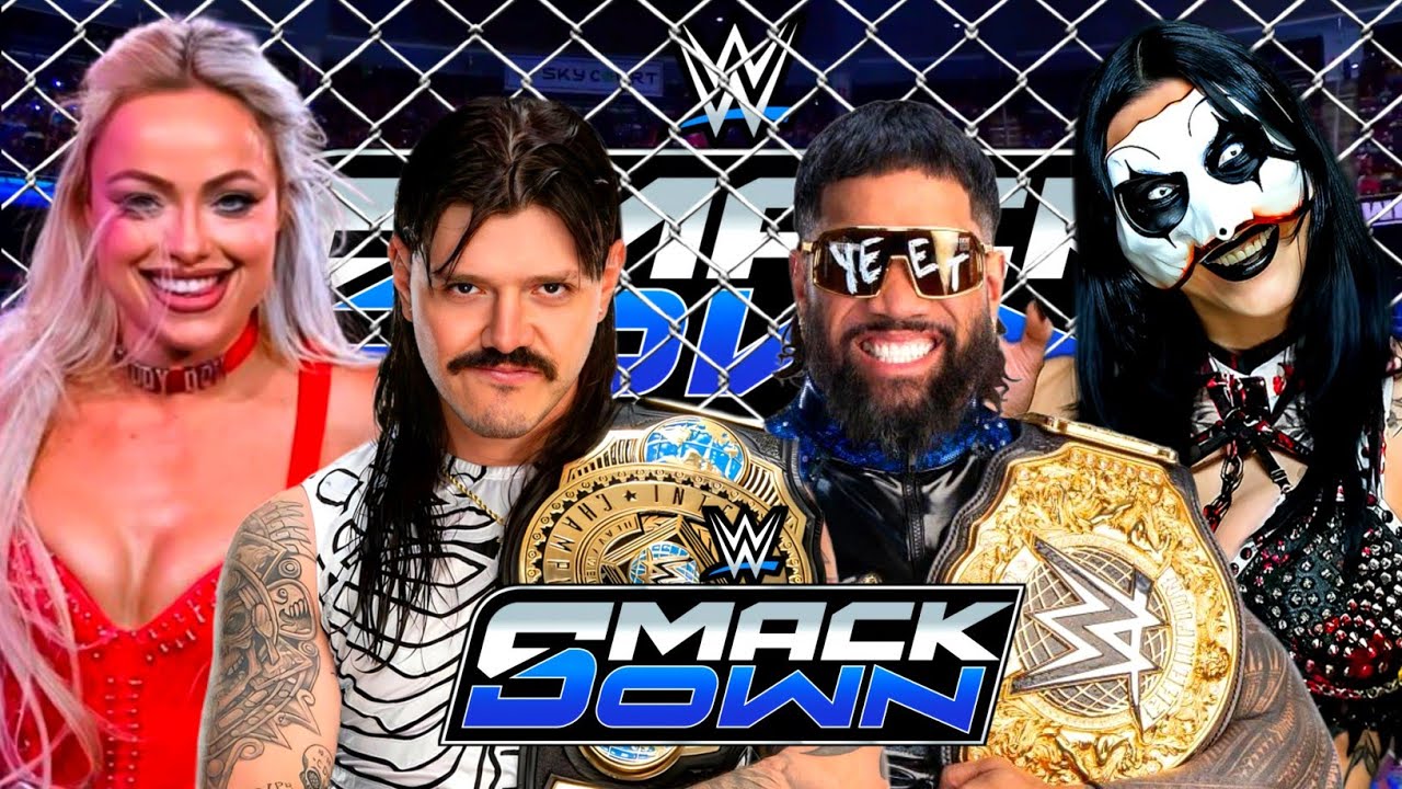WWE 2K25 - Steel Cage Match - Liv Morgan & Dominik Vs Jey Uso & Rhea Ripley | Smackdown 23/01/2026