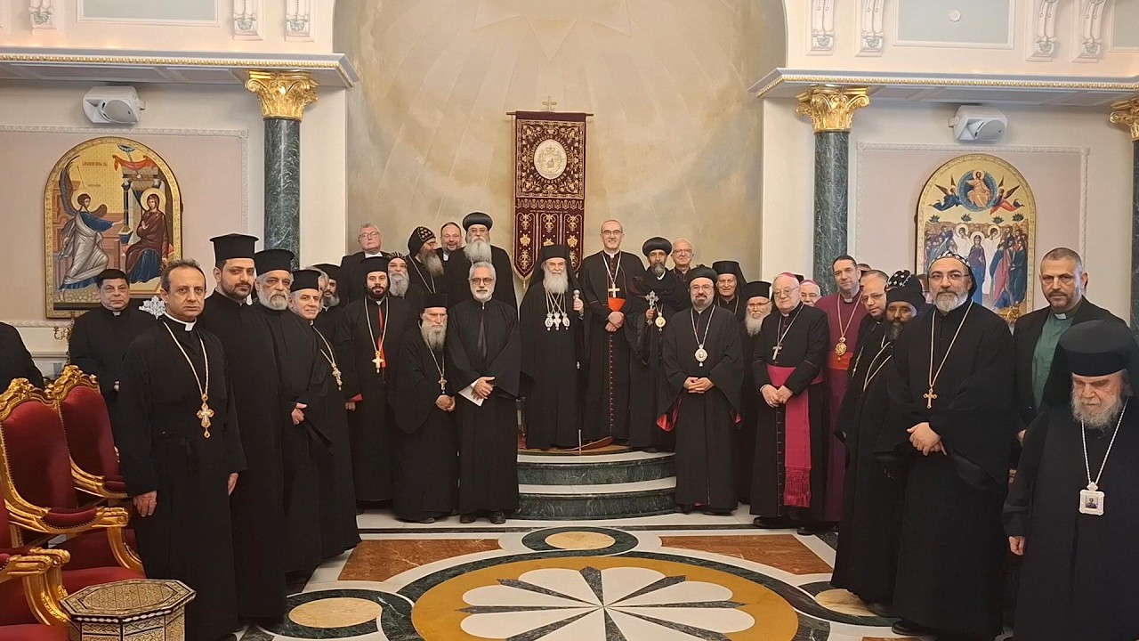 Visit of the Christian Churches in Jerusalem to the Orthodox Patriarchate for Easter Greeting