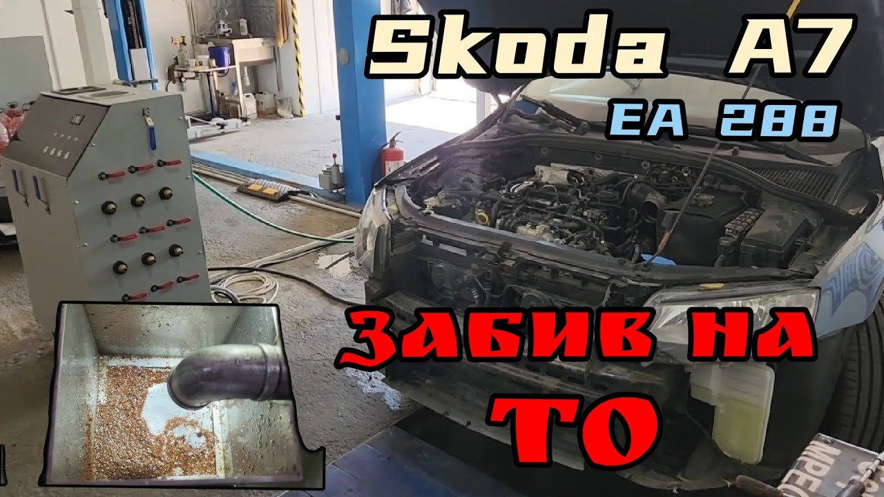 Skoda A7 / Passat B8 // запущена система охолодження, наслідки невчасного обслуговування.