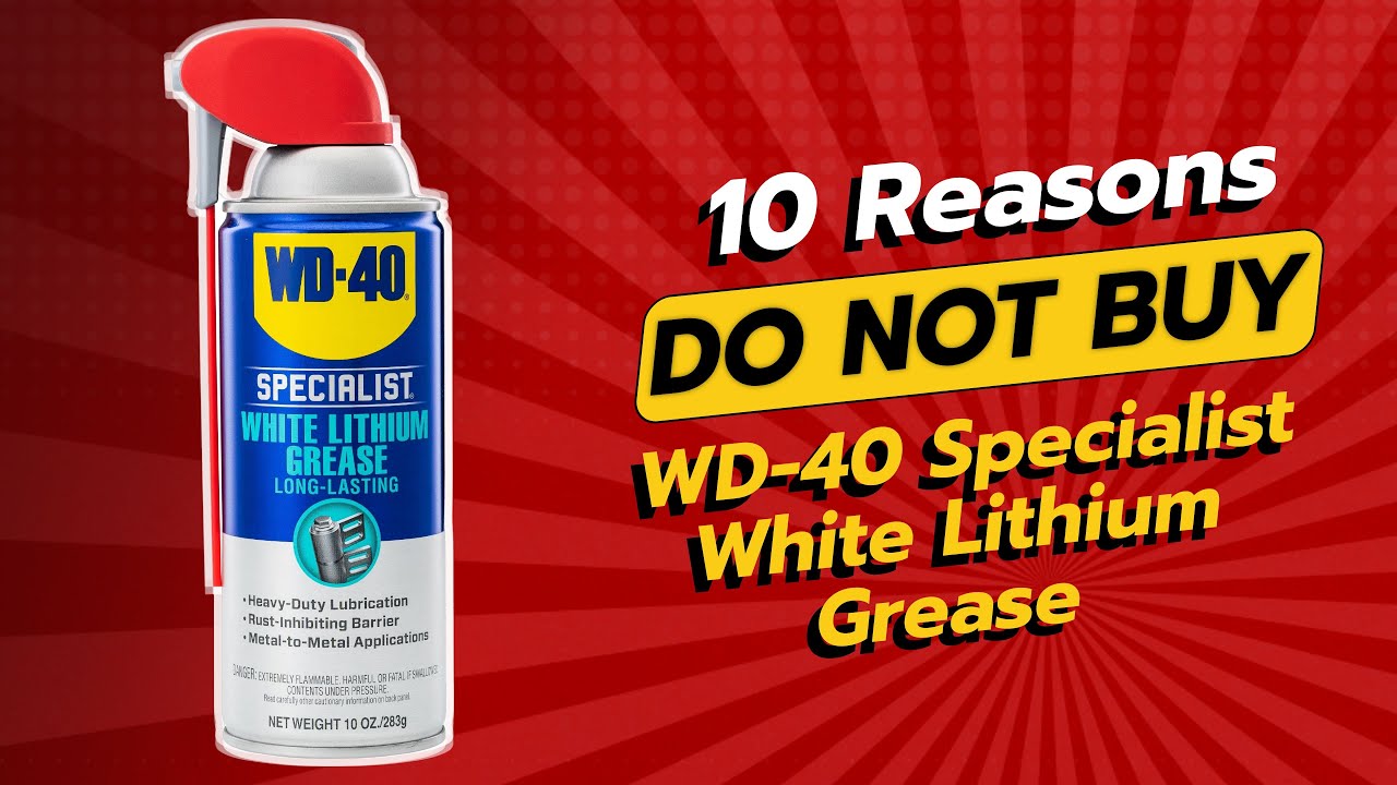 DON'T BUY WD-40 SPECIALIST WHITE LITHIUM GREASE BEFORE WATCHING THIS! 🚫🛠️